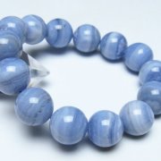 ブルーレースアゲートブレスレット 16mm [t58-7238]