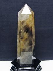 ライトニング水晶六角柱[T581-6132]