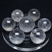 ルチルクォーツ 七星陣 天然石 タイタン 丸玉 タイガールチルクォーツ