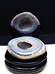 ペア水晶トレジャーメノウ[T604-7750]