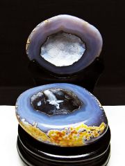 天然石 トレジャーめのう 赤 ペア 1 原石 水晶 鉱物標本