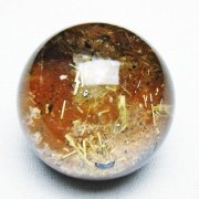 ⭐︎【天然】タイチンクオーツ 丸玉 23+mm ⭐︎【天然】タイチンクオーツ 丸玉 14.8mm 4.6gの通販 by Rui