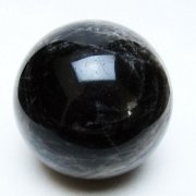 モリオン 純天然 黒水晶 丸玉 71mm [t643-5178]