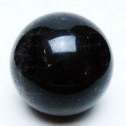 モリオン 純天然 黒水晶 丸玉 56mm [t643-5219]