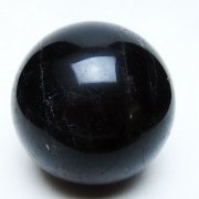 モリオン 純天然 黒水晶 丸玉 65mm [t643-5240]