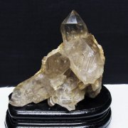 ライトニング水晶クラスター