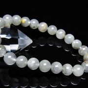 ガーデン水晶ファントムブレスレット 8mm [t676-2246]