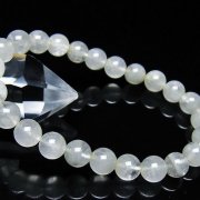 ガーデン水晶ファントムブレスレット 8mm [t676-2270]