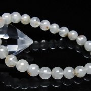 ガーデン水晶ファントムブレスレット 8mm [t676-2272]