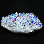 レインボーオーラ水晶クラスター[T693-4756]