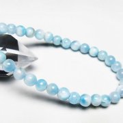 13mm-51.2g 天然無処理 ラリマー ブレスレット