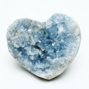 セレスタイト天青石ハートシェイプ原石