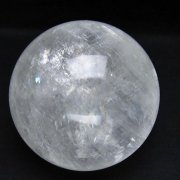 虹入りカルサイト丸玉 85mm [t758-2445]