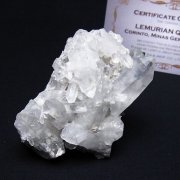 レムリアンシード 水晶 クラスター ミナスジェライス州コリント産 ※証明書付き[T759-1241]