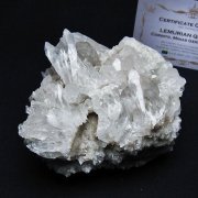レムリアンシード 水晶 クラスター ミナスジェライス州コリント産 ※証明書付き[T759-1262]