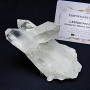 レムリアンシード 水晶 クラスター ミナスジェライス州コリント産 ※証明書付き[T759-1387]