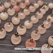 ローズクォーツリンゴペンダント[T787-3]