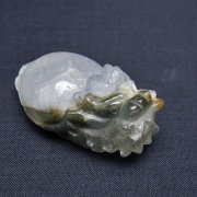 スーパーファントム水晶 龍亀 置物[T801-530]