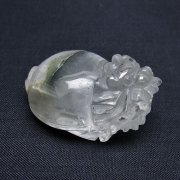スーパーファントム水晶 龍亀 置物[T801-542]