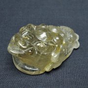 ゴールドタイチンルチル金蟾置物[T801-645]