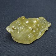 ゴールドタイチンルチル金蟾置物[T801-662]