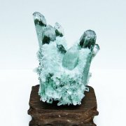 緑水晶 グリーンクォーツ クラスター[T802-5508]