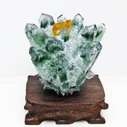 緑水晶 グリーンクォーツ クラスター[T802-5834]