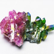 オーラ水晶オーラクリスタルクラスター(レインボー)