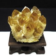 黄水晶 イエロークォーツ クラスター  [t802-6294]