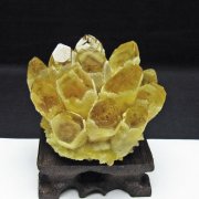 黄水晶 イエロークォーツ クラスター  [t802-6346]