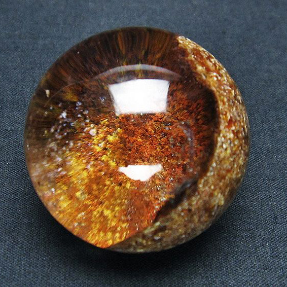 ガーデンクォーツ（庭園水晶）丸玉36mm[T100-4417]