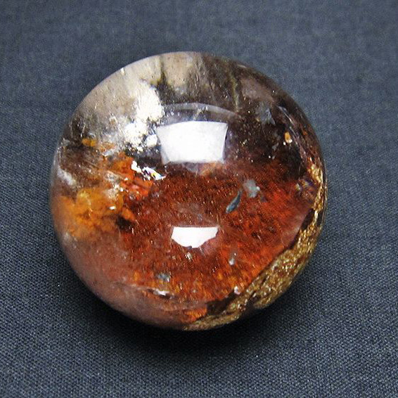 ガーデンクォーツ（庭園水晶）丸玉34mm[T100-4420]