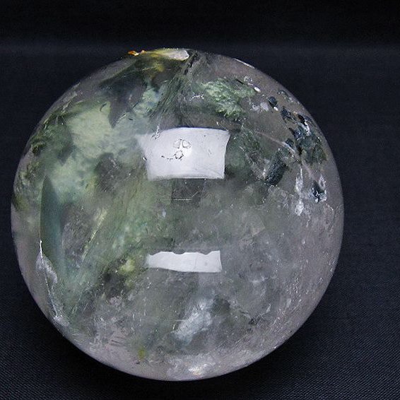 ガーデン水晶丸玉 73mm [t100-4672]