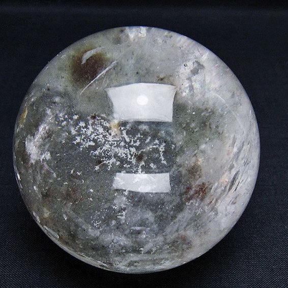 ガーデン水晶丸玉 71mm [t100-4687]