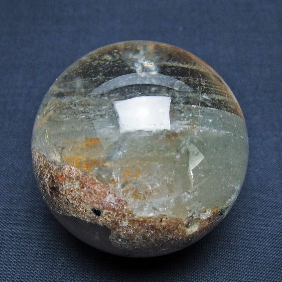 ガーデン水晶丸玉 45mm [T100-4747]