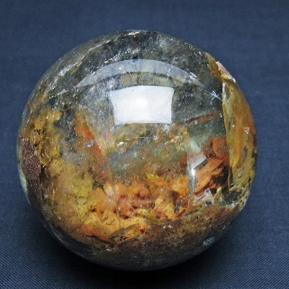 ガーデン水晶丸玉 58mm [T100-4791]