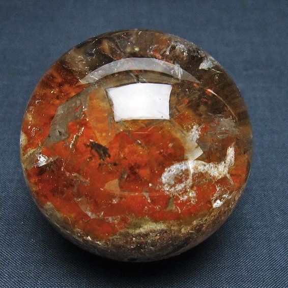 ガーデン水晶丸玉 55mm [T100-4793]