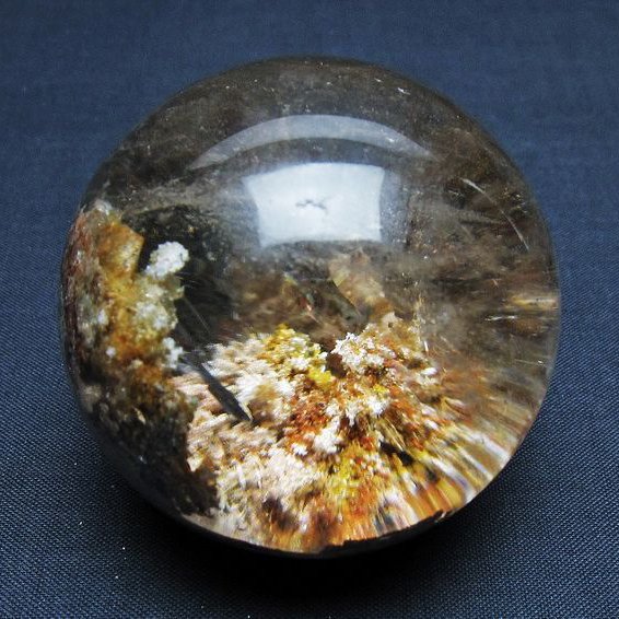 ガーデン水晶丸玉 55mm [T100-4828]