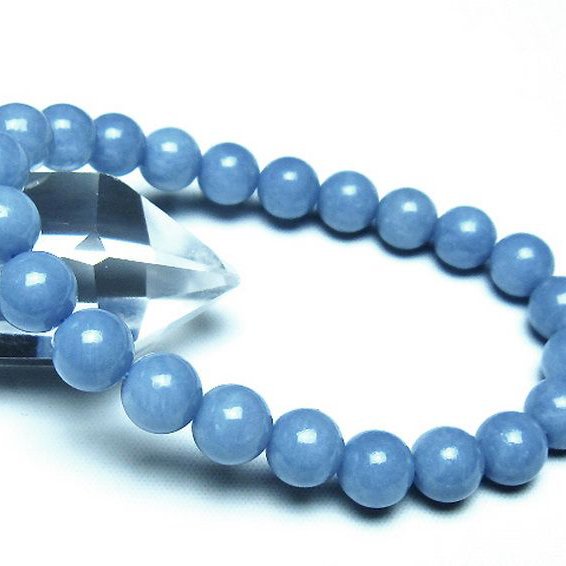 エンジェライト 天使の石 ブレスレット 8mm [t104-4036]