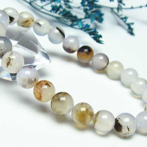 デンドリック アゲート ブレスレット8mm[T108-5444]