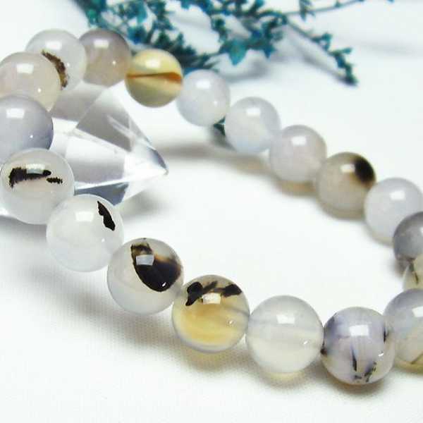 デンドリック アゲート ブレスレット10mm[T108-5498]