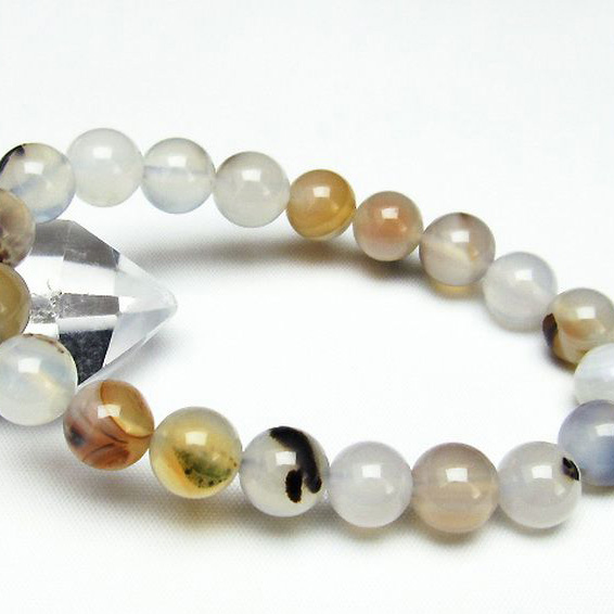 デンドリック アゲート ブレスレット10mm[T108-5732]