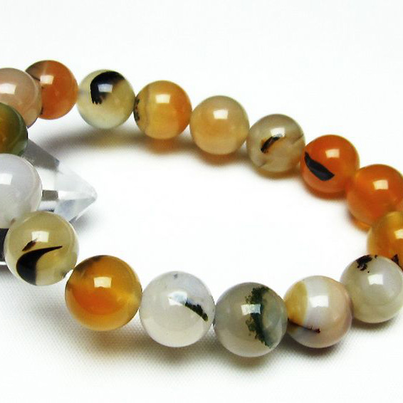 デンドリック アゲート ブレスレット12mm[T108-5812]