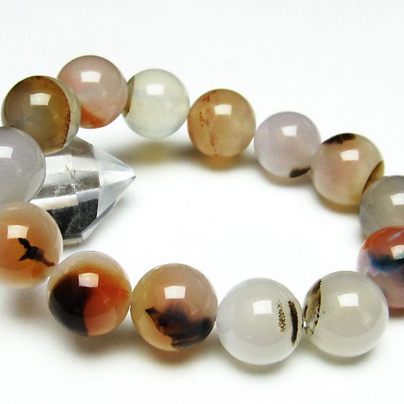 デンドリック アゲート ブレスレット16mm[T108-5909]