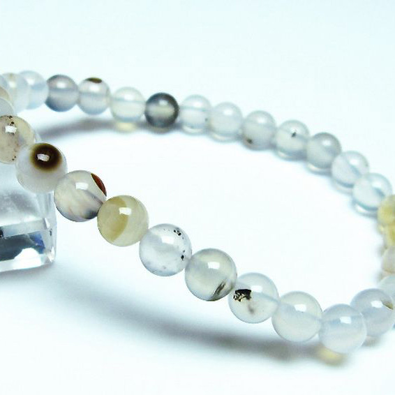 パワーストーン  デンドリック アゲート ブレスレット 6mm [T108-5956]