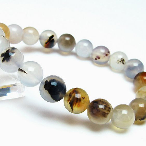 パワーストーン  デンドリック アゲート ブレスレット 10mm [T108-6024]