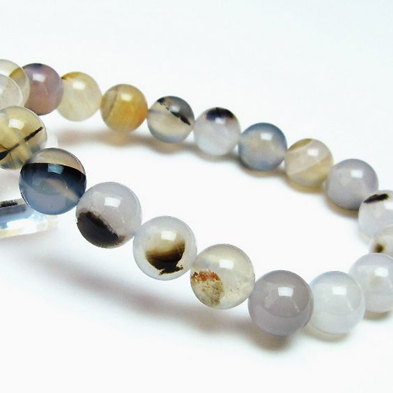 パワーストーン  デンドリック アゲート ブレスレット 10mm [T108-6039]