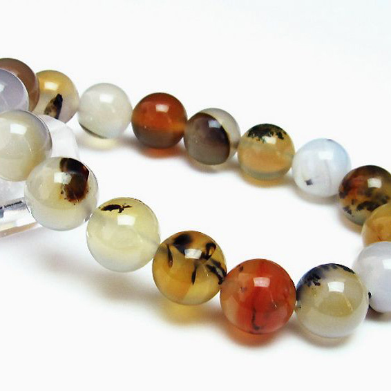 パワーストーン  デンドリック アゲート ブレスレット 12mm [T108-6045]