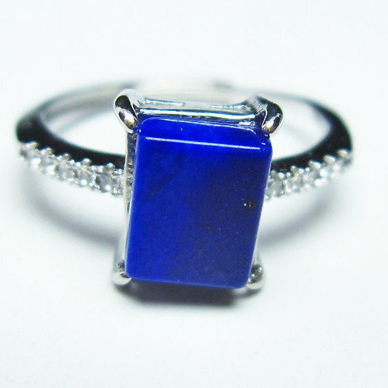 ラピスラズリ指輪(17号)[T109-3057]