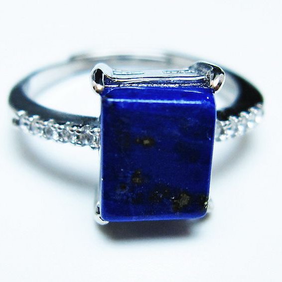 ラピスラズリ指輪(15号)[T109-3193]